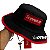 Bucket Hat Supreme Square Box Black & Red - Imagem 1