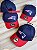 Cap New Era New England Patriots Navy Red Strapback Aba Curva - Imagem 1