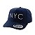 Cap Young Money New York City Navy Snapback Aba Curva - Imagem 1