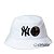 Bucket Hat New Era New York Yankees White & Black - Imagem 1