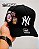 Cap 47 Brand New York Yankees Side Patches Black Snapback Aba Curva - Imagem 1