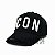 Cap Dsquared2 Icon Black White Strapback Aba Curva - Imagem 3