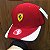 Cap Puma Scuderia Ferrari Red White Aba Curva - Imagem 1