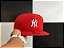 Cap New Era New York Yankees Red Snapback Aba Curva - Imagem 3