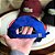 Cap Lacoste Big Croc Classic Royal Blue Strapback Aba Curva - Imagem 3