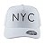 Cap Young Money New York City White Snapback Aba Curva - Imagem 2