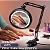 Luminária RingLight com Lupa LED Articulada para Mesa - Imagem 5