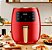 Fritadeira Airfryer Sem Oléo 4.5l Painel Touch Digital 220w VERMELHA - Imagem 3