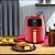 Fritadeira Airfryer Sem Oléo 4.5l Painel Touch Digital 127w VERMELHA - Imagem 5