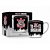 Caneca em Porcelana Urban 360ml - Corinthians - Branca e Preto - BrasFoot - Imagem 1