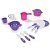 Kit Cozinha Infantil Tateti - 13 Peças - Roxo e Rosa - Calesita - Imagem 1