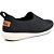 Tênis Feminino Slip On Elastano Laser - Preto - Usaflex - Imagem 3