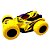 Carro Corrida Maluca - Amarelo - DM Toys - Imagem 1