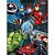 Caderno Brochura Avengers Azul - 48 Folhas - Tilibra - Imagem 1