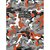 Caderno Brochura Hide Camuflado Laranja - 80 Folhas - Tilibra - Imagem 1