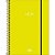 Caderno Neon Amarelo - 80 Folhas - Tilibra - Imagem 1