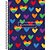 Caderno LoveWins Corações - 160 Folhas - São Domingos - Imagem 1