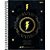 Caderno Espiral Black Adam DC Shazam Raio - 160 folhas - Jandaia - Imagem 1