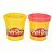 Play-Doh 2 Potes de Massinha - Rosa/Amarelo - Hasbro - Imagem 1