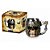 Caneca de Resina Caveira Viking - 450ml - Brasfoot - Imagem 1