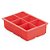 Forma de Gelo Quadrada Grande Vermelha - Mimo Style - Imagem 1