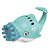 Lançador Mania de Bolha Golfinho - Azul - DM Toys - Imagem 1