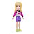Polly Pocket - Polly com Colar Lilás  - Mattel - Imagem 1