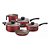 Jogo de Panela Paris 5 Peças - Vermelha - Tramontina - Imagem 1