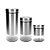 Jogo de Potes em Aço Inox com Vidro - 3 Peças - Mimo Style - Imagem 1