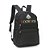 Mochila de Costas Harry Potter - Bordado Colorido Hogwarts - Preta - Luxcel - Imagem 2