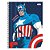 Caderno Marvel - Captain America - 80 Folhas - Foroni - Imagem 1