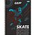 Caderno Gapp Skateboard - 80 Folhas - Foroni - Imagem 1