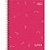 Caderno Lunix - 160 Folhas - Rosa Pink - Tilibra - Imagem 1
