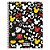 Caderno Universitário Mickey Mouse - Preto - 80 Folhas - Foroni - Imagem 1