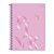 Caderno Espiral Love Pink - Rosa Claro - 160 Folhas - Tilibra - Imagem 1