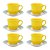 Jogo de Xícaras de Chá 12 Peças - Floreal Bilro - Oxford - Imagem 1