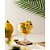 Jogo de Colheres Sobremesa Organic Dourado - 6 peças - Lyor - Imagem 2