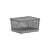Cesto Organizador Grid Com Tampa - 8L - Cinza - Ou - Imagem 1