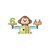 Jogo Educativo Balança Macaco - Polibrinq - Imagem 2