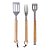 Kit Churrasco Madeira 3 peças - Brinox - Imagem 1