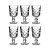 Conjunto de Taças Artemis Clear - 6 Peças - 260ml - Wincy - Imagem 1