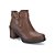 Bota Feminina Cano Curto em Couro Café - Dakota - Imagem 1