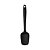 Espátula Colher de Silicone - Preto - Mimo Style - Imagem 1
