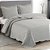 Kit Colcha Ilusion Favo Casal - Concreto - Camesa - Imagem 1