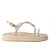 Sandália Flatform Bege com Brilhos - Dakota - Imagem 2