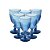 Jogo de Taças Athena 340ml - Azul - 6 Peças - Wincy - Imagem 1