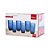 Jogo de Copos de Vidro Athena Azul - 6 Peças - 400ml - Wincy - Imagem 2