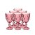 Jogo de Taças Diamante Lilás - 330ml - 6 Peças - Class Home - Imagem 1