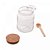 Porta Tempero de Vidro com Colher - 240ml - Lyor - Imagem 3