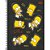 Caderno Espiral Universitário Simpsons - Homer e Bart - 80 Folhas - Tilibra - Imagem 1